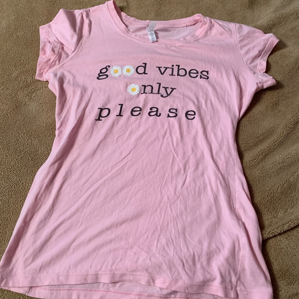 Pink, quote, T-shirt kids XL